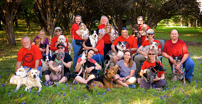 Some of our club members and their dogs in 2018